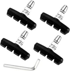 CNC 2 Pairs Bicycle V-Brake Pads, Bike Cantilever Pads 70mm V Brake Blocks Set