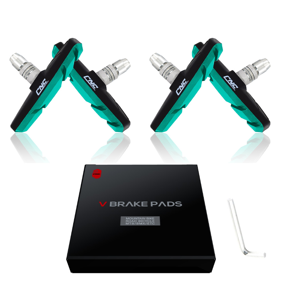 CNC 2 Pairs Bicycle V-Brake Pads, Bike Cantilever Pads 70mm V Brake Blocks Set