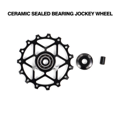 Bike parts 13T 15T Aluminum Sealed Bearing Jockey Wheel Rear Derailleur Pulley for Shimano Sram Rear Derailleur Etc.