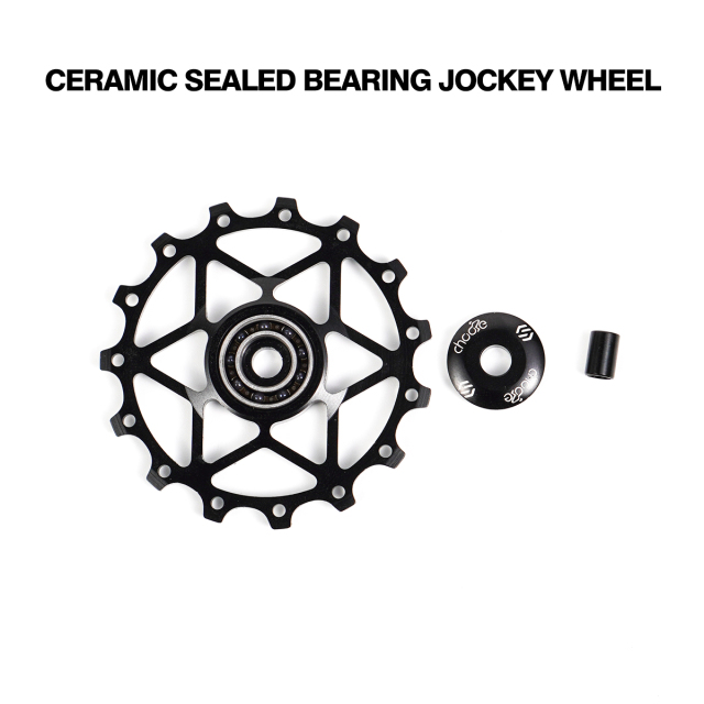 Bike parts 13T 15T Aluminum Sealed Bearing Jockey Wheel Rear Derailleur Pulley for Shimano Sram Rear Derailleur Etc.