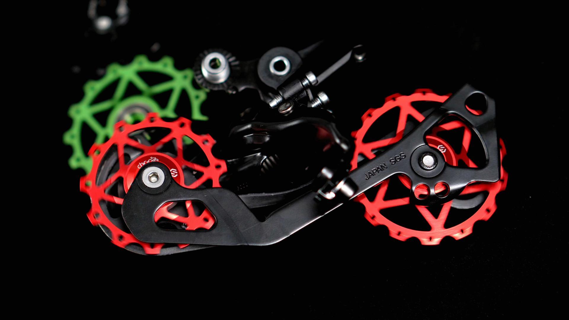 Bike parts 13T 15T Aluminum Sealed Bearing Jockey Wheel Rear Derailleur Pulley for Shimano Sram Rear Derailleur Etc.