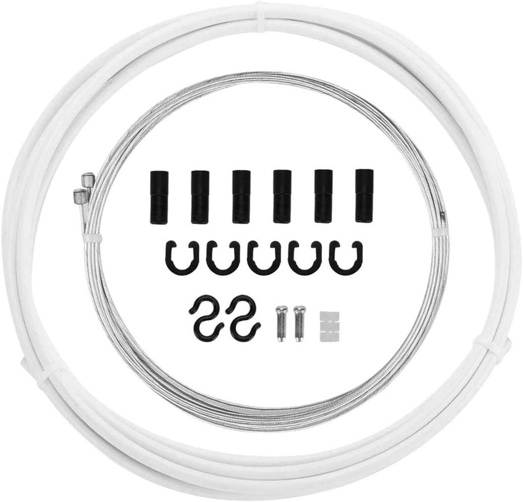 Bicycle Brake Cable & Housing, Mountain Bike Brake Cables Set, Universal Bike Brake Cables for MTB/Road Bike