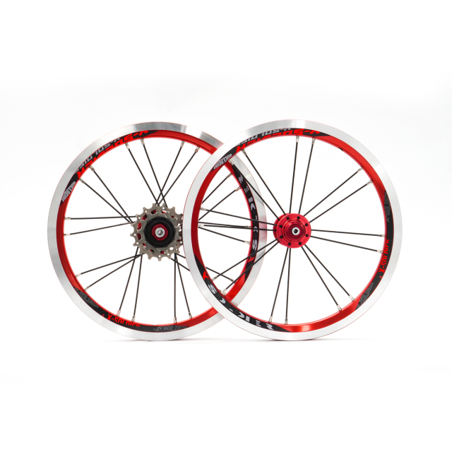 Folding Bike Wheel Set 14 Inch Foldable Bicycle Wheels V Brake Wheelset Fit DOHON Bike parts