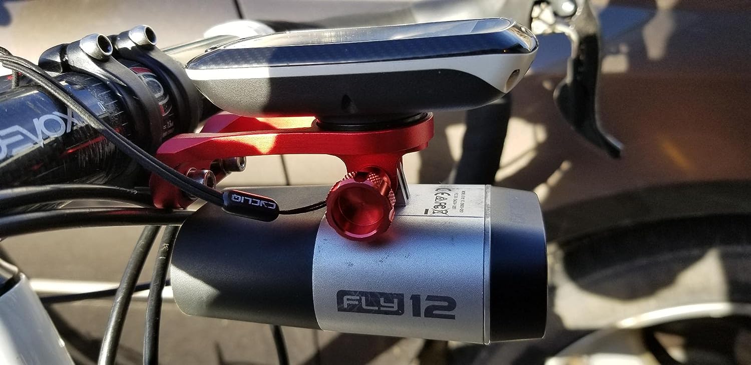 Out Front Bike Computer Combo Mount for Garmin Edge 130 200 500 510 520 800 810 820 1000 1030 Touring