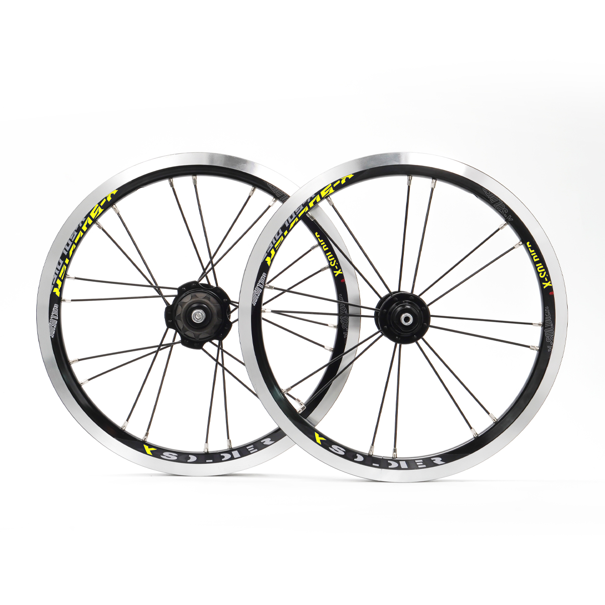 Folding Bike Wheel Set 14 Inch Foldable Bicycle Wheels V Brake Wheelset Fit DOHON Bike parts