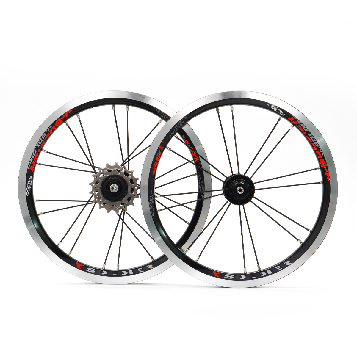 Folding Bike Wheel Set 14 Inch Foldable Bicycle Wheels V Brake Wheelset Fit DOHON Bike parts