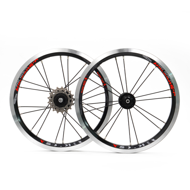 Folding Bike Wheel Set 14 Inch Foldable Bicycle Wheels V Brake Wheelset Fit DOHON Bike parts