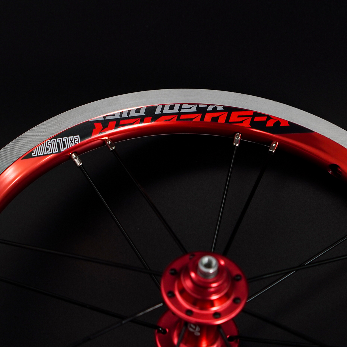 Folding Bike Wheel Set 14 Inch Foldable Bicycle Wheels V Brake Wheelset Fit DOHON Bike parts