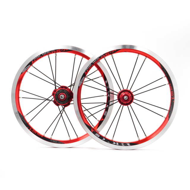 Folding Bike Wheel Set 14 Inch Foldable Bicycle Wheels V Brake Wheelset Fit DOHON Bike parts