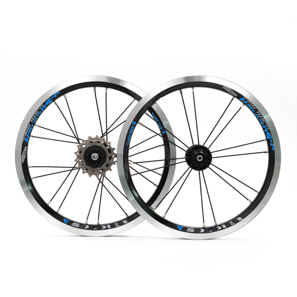 Folding Bike Wheel Set 14 Inch Foldable Bicycle Wheels V Brake Wheelset Fit DOHON Bike parts