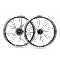 Folding Bike Wheel Set 14 Inch Foldable Bicycle Wheels V Brake Wheelset Fit DOHON Bike parts