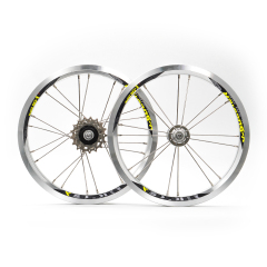 Folding Bike Wheel Set 14 Inch Foldable Bicycle Wheels V Brake Wheelset Fit DOHON Bike parts