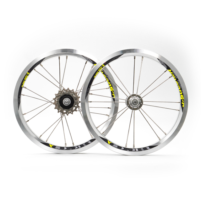 Folding Bike Wheel Set 14 Inch Foldable Bicycle Wheels V Brake Wheelset Fit DOHON Bike parts