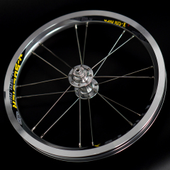 Folding Bike Wheel Set 14 Inch Foldable Bicycle Wheels V Brake Wheelset Fit DOHON Bike parts