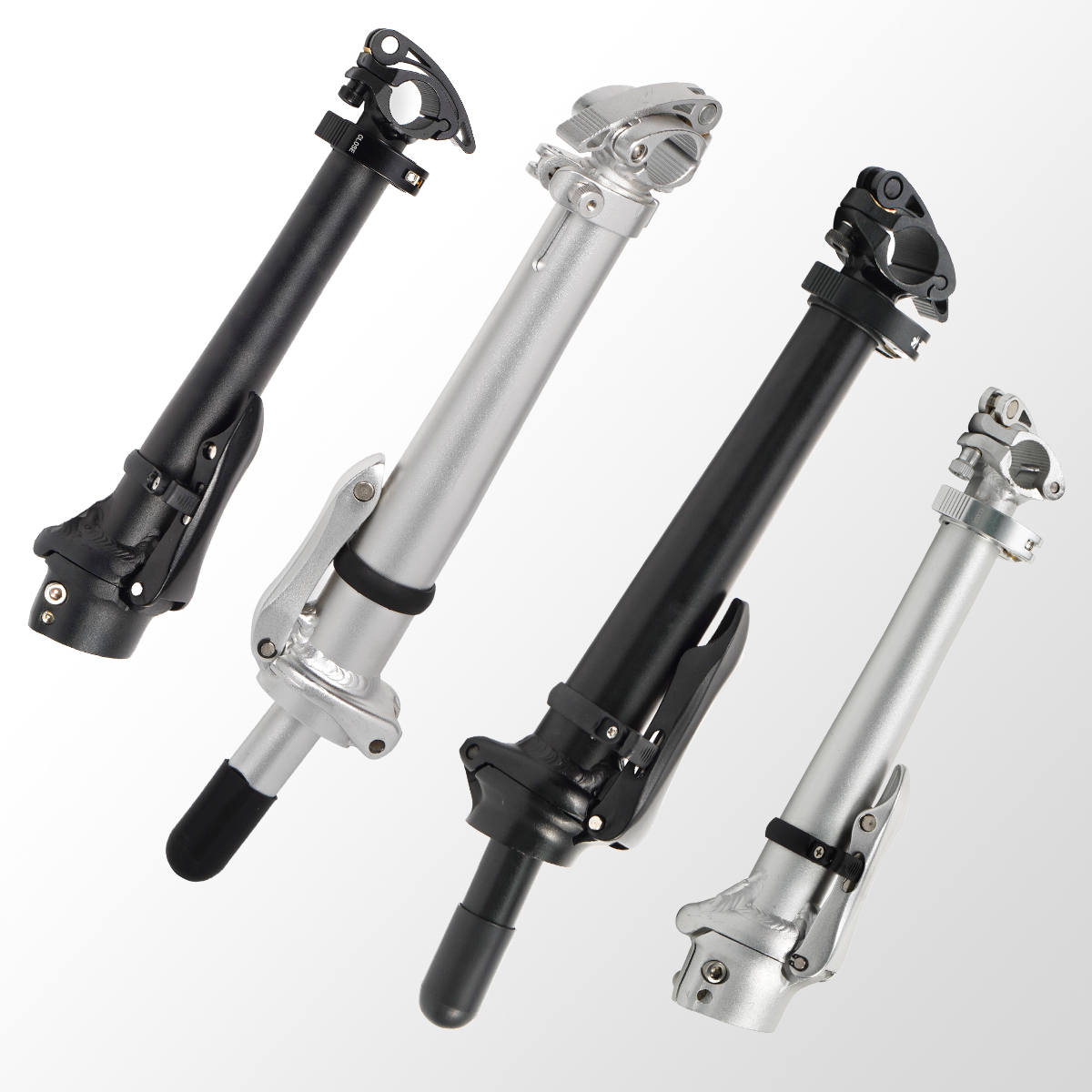 Folding Bike Stem 25.4*25.4mm/28.6mm Adjustable Electric Bike Stem 290mm-490mm Bike Parts