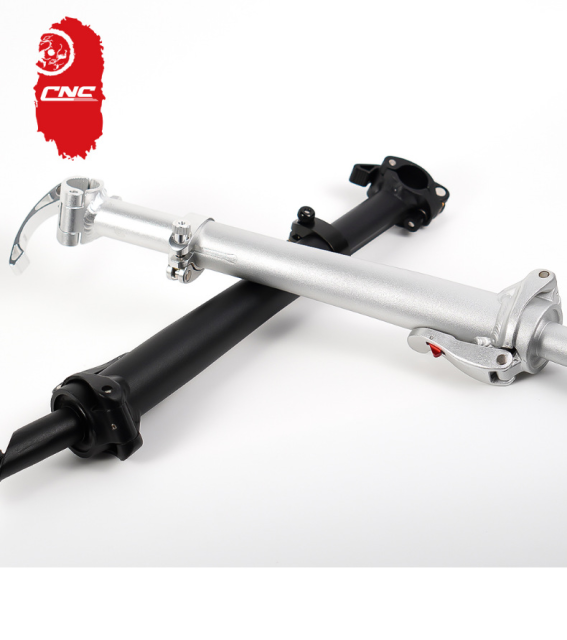 Folding Bike Stem 25.4*25.4mm/28.6mm Adjustable Electric Bike Stem 290mm-490mm Bike Parts