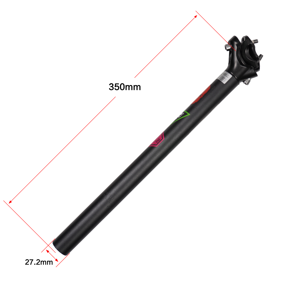 Bicycle Damping Seatpost 27.2 Bike Seatpost 350mm，31.6*400mm