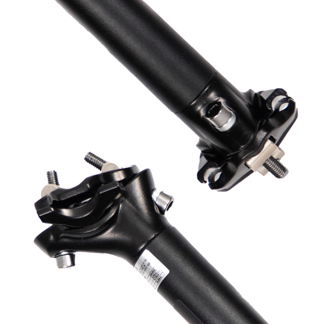 Bicycle Damping Seatpost 27.2 Bike Seatpost 350mm，Black