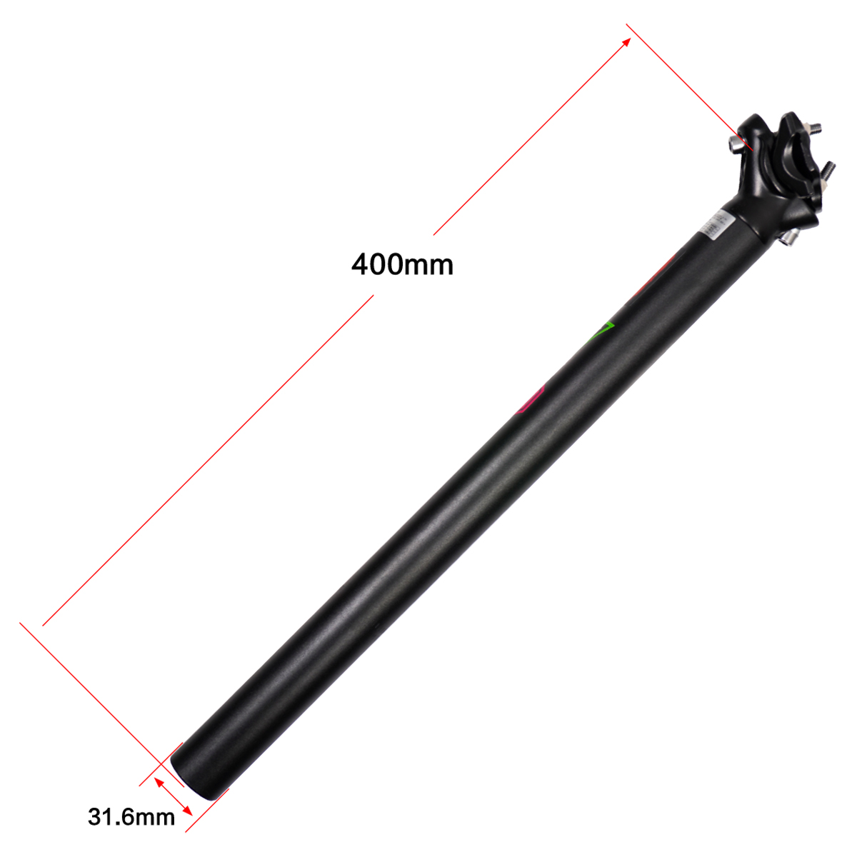 Bicycle Damping Seatpost 27.2 Bike Seatpost 350mm，31.6*400mm