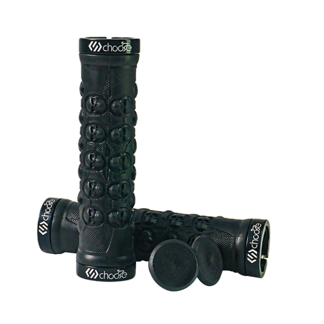 Bicycle Grips,Double Lock on Locking Bicycle Handlebar Grips Rubber Comfortable Bike Grips for Bicycle Mountain BMX