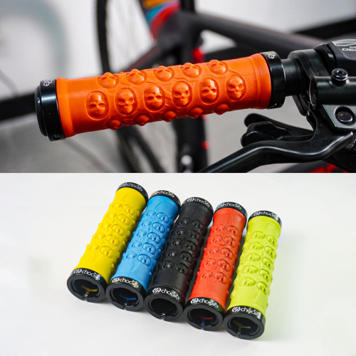 Bicycle Grips,Double Lock on Locking Bicycle Handlebar Grips Rubber Comfortable Bike Grips for Bicycle Mountain BMX