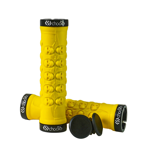 Bicycle Grips,Double Lock on Locking Bicycle Handlebar Grips Rubber Comfortable Bike Grips for Bicycle Mountain BMX