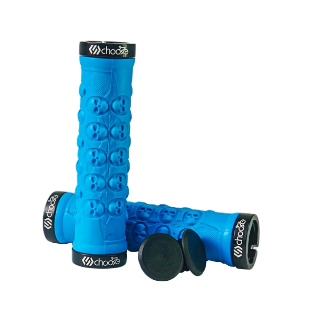Bicycle Grips,Double Lock on Locking Bicycle Handlebar Grips Rubber Comfortable Bike Grips for Bicycle Mountain BMX