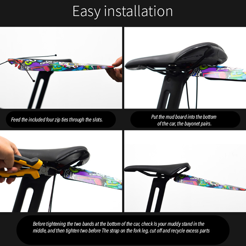 Bicycle Mudguard Rear Fender Road MTB Saddle Mudguard Quick Release Bike Fender Mud Guard Bicycle Accessories