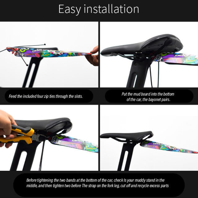 Bicycle Mudguard Rear Fender Road MTB Saddle Mudguard Quick Release Bike Fender Mud Guard Bicycle Accessories