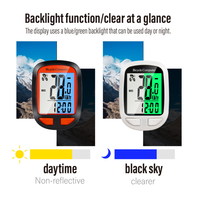 Bike Computer Cycle Wireless Speedometer Bicycle Digital Stopwatch Cycling Odometer Cycling Computer