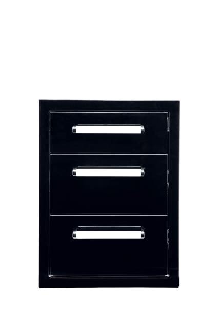 WHISTLER GRILLS Triple Drawer (Black)