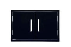 Bonfire Double Door Black