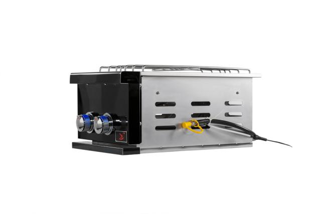 WHISTLER GRILLS Double Side Burner Prime (Black)