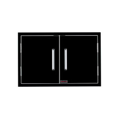 WHISTLER GRILLS Stainless Steel Double Access Door (Black)