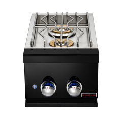 WHISTLER GRILLS Double Side Burner Prime (Black)