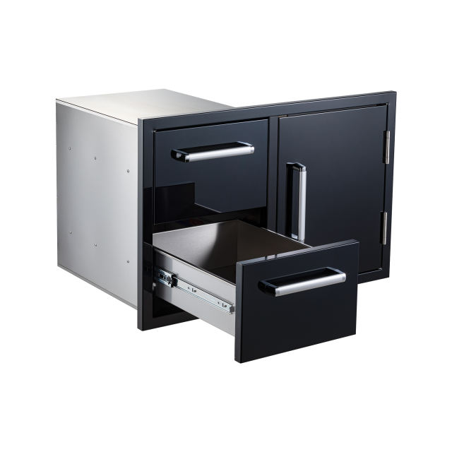 WHISTLER GRILLS Door & Drawer Combo (Black)