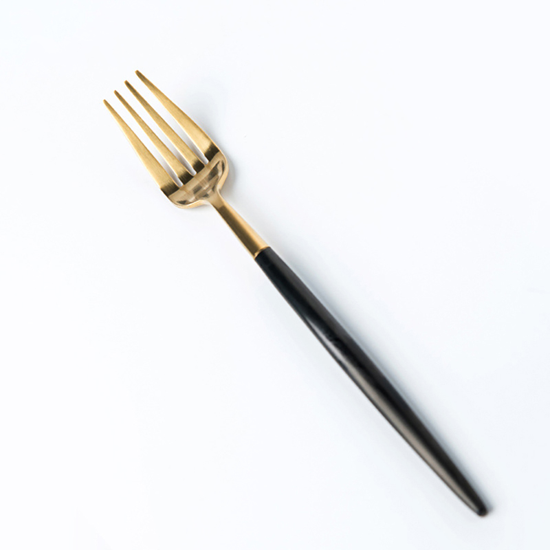 Half black table fork