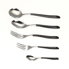Stainless Steel Cutlery High-end Western Steak Cutlery Black Gold Gift Cutlery Hotel Cutlery