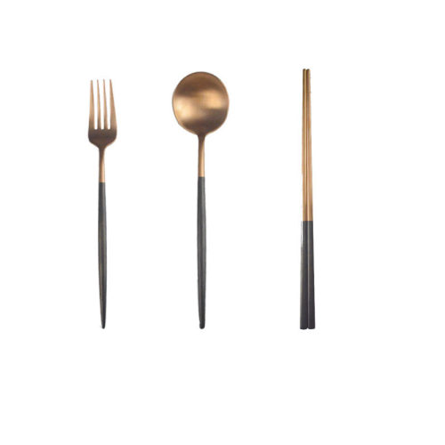 Cubiertos Посуда Dinnerware Set Stainless Steel Cutlery Set Silverware Fork Spoon Tableware Flatware Set Dishwasher Safe