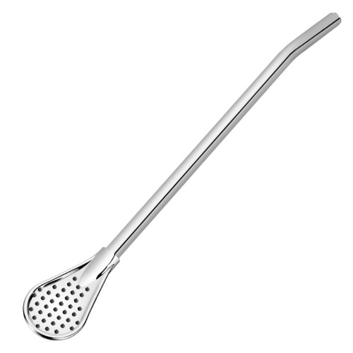 With Filter Drinking Straw Stainless Steel Reusable Metal Drinking Straws Set Cleaning Brush Party Bar Accessory Drinking Spoons