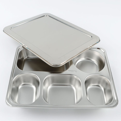Stainless Steel Lunch Box With Lip Food Grade 304 Dishwasher Safe