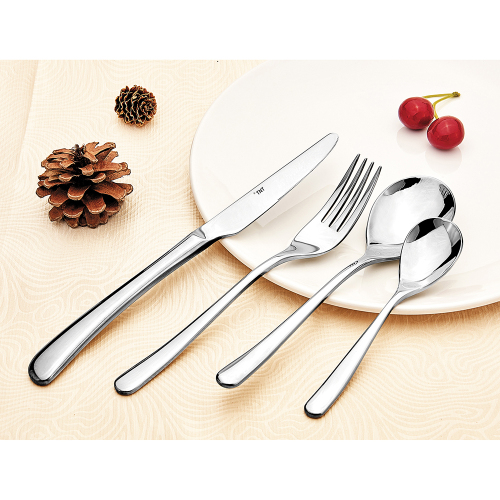 Silverware Cutlery Set 18/10 Stainless Steel Dinner Dinnerware Set Fork Spoon Knife and Tea Spoon