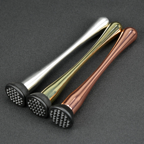 Stainless Steel Cocktail Muddler Mashes Fruits, Herbs and Spices for Cocktails Bar Tools Bar Kitchen Accessories