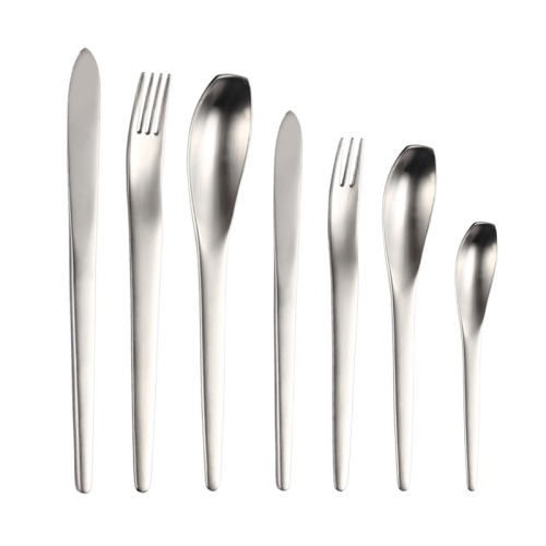 Utensils Unique Flatware Stainless Steel Silverware Forks and Spoons Set for Home Kitchen