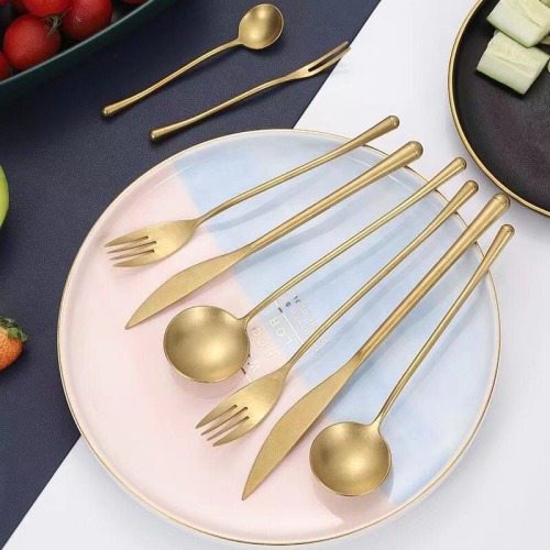 Retro Stainless Steel Flatware Vintage Cutlery For Dinner