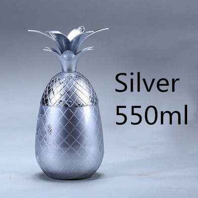 Pineapple Mug Moscow Mule Copper Mugs Metal Mug Cup Stainless Steel Beer Wine Coffee Cup