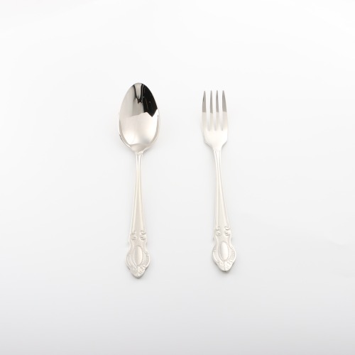 Stainless Steel Flatware With Exquisite Handle Pattern