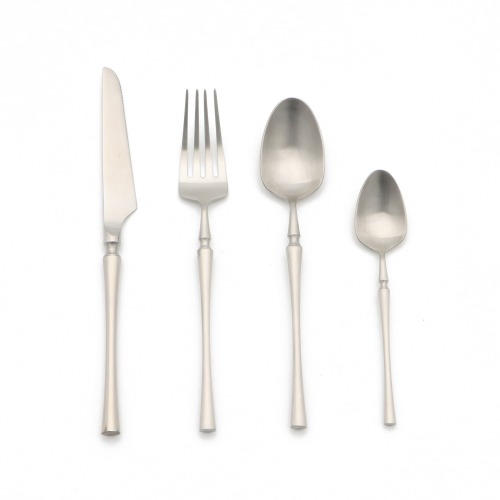 Sanding Luxury Stainless Steel Matte Cutlery Set