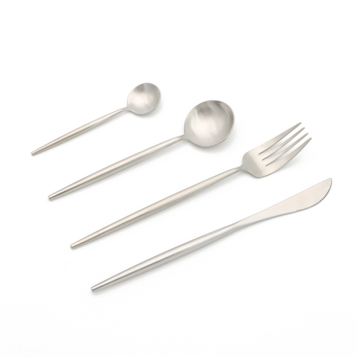 IQS24 Flat handle sanding cutlery set