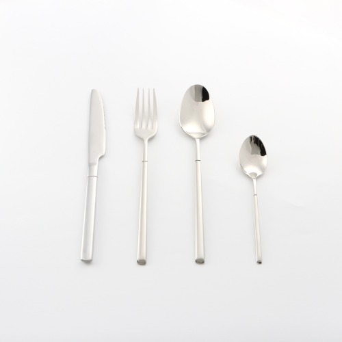 304 Stainless Steel Cutlery Set Unique Silver Dinnerware